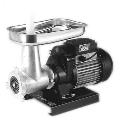 N. 22 corto - 600 w tritacarne in ghisa stagnata per carne reber