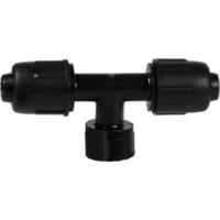 Tee a compressione filetto femmina pn4 - Mm 16x1/2f