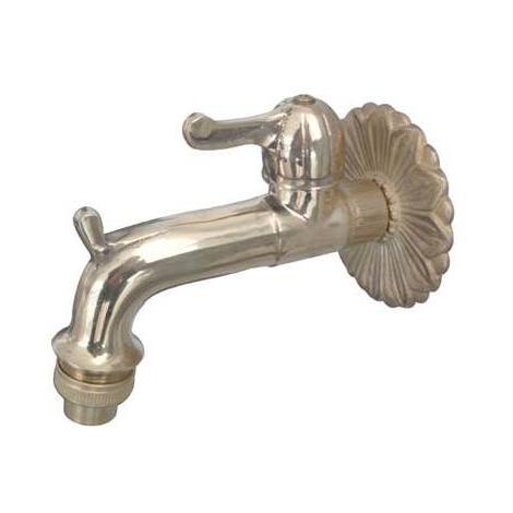 Rubinetto  artistico  a  sfera  impero  domus - Ottone  1/2m