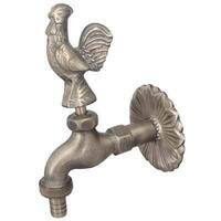 Rubinetto  artistico  a  vite  gallo  brass  domus - Ottone  1/2m  mm  25