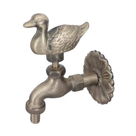 Rubinetto  artistico  a  vite  papera  domus - Ottone  1/2m  mm  25
