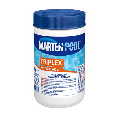 Multiazione x piscina pastiglie marten - Kg 1=5xgr 200