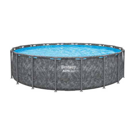 Piscina apx 365 561kc bestway - Filtro a sabbia lt/h 6.056 cm 549 h.cm 132