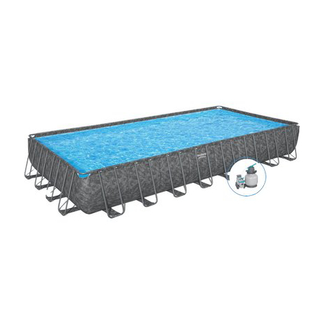 Piscina apx 365 561kj bestway - Filtro a sabbia lt/h 8.327 cm 956x488 h.cm 132