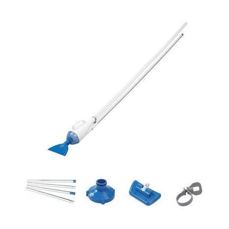 Kit pulizia piscina aquacrawl 58212 bestway - Doppia scopa + manico + adattatori