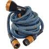 Tubo irrigazione estensibile wally italy - Mt 7,5/15 bronzo/azzurro +raccordi+pistola
