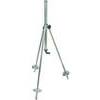 Base  tripode  x  irrigatore - Acciaio  zincato  3/4m+portagomma  h.cm  80