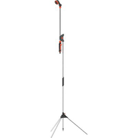Doccia garden su treppiede 2 in 1 domus - Alluminio h.cm 150/195