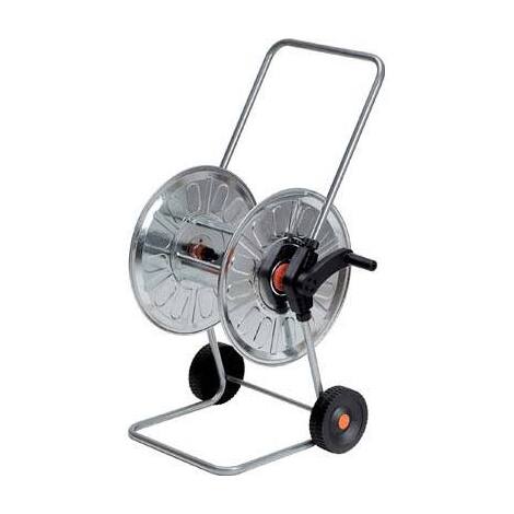 Avvolgitubo  irrigazione  carrellato  agrati - Acciaio  zincato  ruote  plt  x  tubo  1/2  mt    80