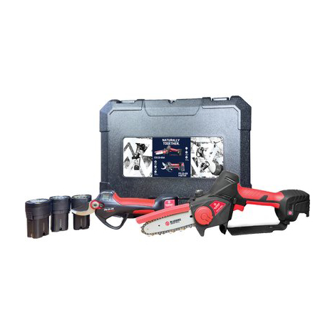 Kit forbice ps23-28c + mini sega cs23-05a bluebird - Volt 16,8x3 ah 2,5 + valigetta