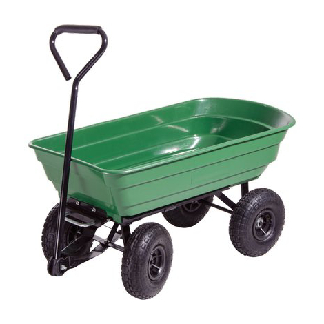 Carrello fourwheels ribaltabile - Vasca ppl portata kg 250