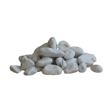 Ciottolo - Bianco carrara mm 24/40 kg 25
