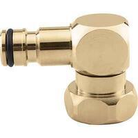 Presa  girevole  ottone  +  innesto  rapido  effe - 3/4f