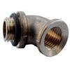Gomito  portagetto - 45  ottone  1/2-3/8f