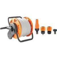Avvolgitubo irrigazione kit mini concept plus gf - Acciaio/plastica +tubo 1/2 mt 15+raccordi+lancia