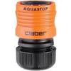 Raccordo rapido stringitubo + stop claber - 1/2+aquastop self 8603