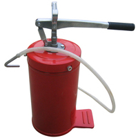 Pompa a barile per olio 16 litri con tubo per oliare fusto lubrificazione