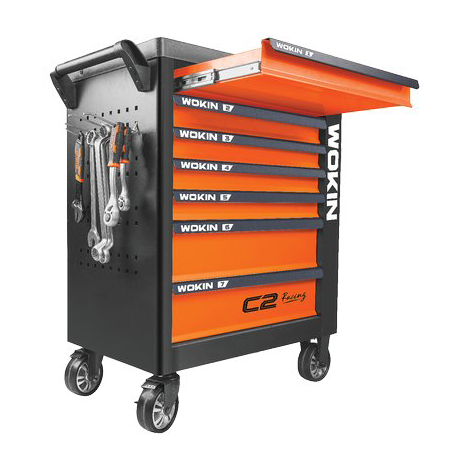 Carrello portautensili vuoto 901601 wokin - Cm 83,5x46 h.cm 96,5