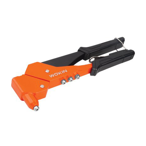 Rivettatrice manuale testa girevole 215811 wokin - Acciaio mm 2,4/3,2/4,0/4,8