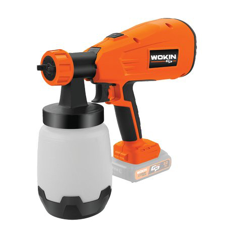Pistola verniciatura a spruzzo gp20v 628310 wokin - Volt 20 watt 300 ml 1000 solo corpo macchina