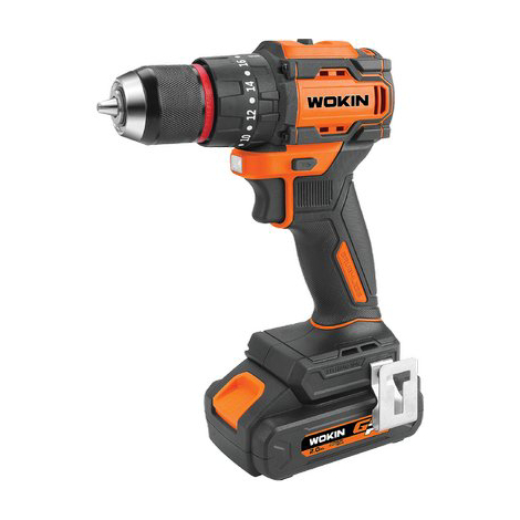 Trapano a percussione batt gp20v 620106 wokin - Volt 20x2 ah 2,0 + accessori + valigia