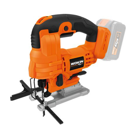 Seghetto alternativo a batteria gp20 621920 wokin - Volt 20 watt 400 solo corpo macchina