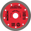 Disco  diamantato  a  corona  7635  wokin - Mm  125x22,2  s.mm  1,4  763512