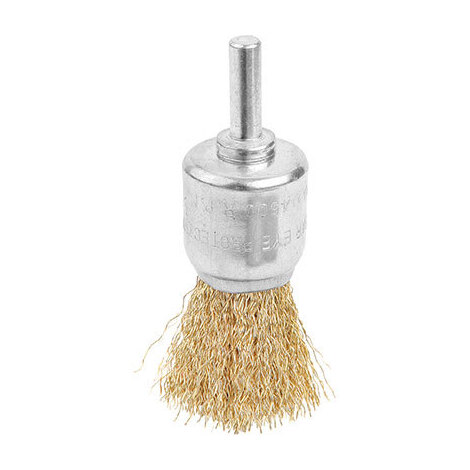 Spazzola  acciaio  a  pennello  +  gambo  771201  wokin - Mm  25  g.mm  6