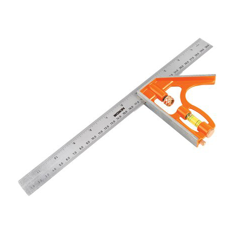 Squadra combinata regolabile 501912 wokin - Acciaio mm 300