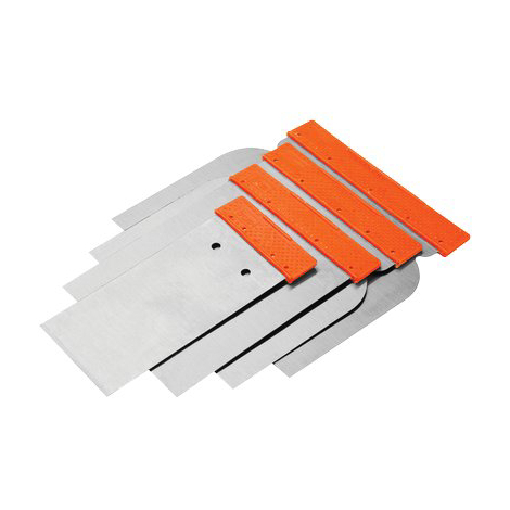 Raschietto da muro 350204 wokin - Acciaio mm 50-80-100-120 cf=pz 4