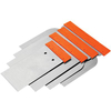 Raschietto da muro 350204 wokin - Acciaio mm 50-80-100-120 cf=pz 4