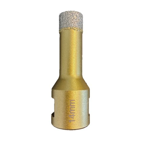 Punta diamantata a secco m14 industrial grinding - Attacco m14 mm 14