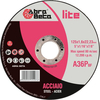 Disco abrasivo taglio ferro abrabeta - Mm 125x22,2 h.mm 1,6