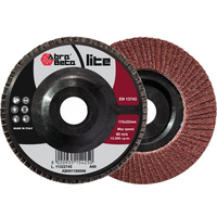 Disco lamelle radiali corindone abrabeta - Mm 115x22 grana  60