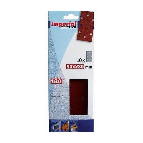 Carta  abrasiva  8  fori  a  fogli  x  bdk  imperial - Mm  93x230  gr    50  cf=pz  10