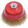 Spazzola  acciaio  a  tazza  +  filetto  pg - 485.50  mm  100  f.m14