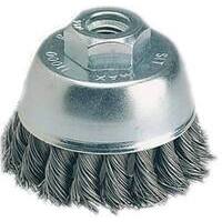 Spazzola  acciaio  ritorto  a  tazza  +  foro  cebo - Mm  70  f.m14