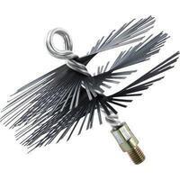 Scovolo acciaio x camino domus - Ma 12 mm 180