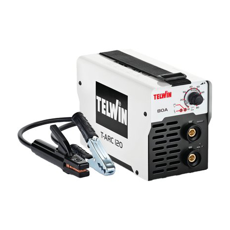 Saldatrice inverter t-arc 120 telwin - Volt 230 a   80 accessoriata