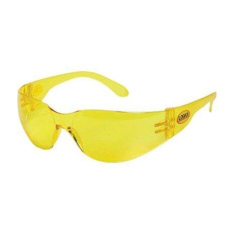Occhiale  sicurezza  ecovision - Pc  antigraffio  lente  gialla