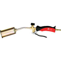 Cannello  a  gas  +  rubinetto  e  leva - Bruciatore  mm  45  l.cm  41