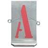 Stampi  traforati  serie  lettere - A/z  mm    40