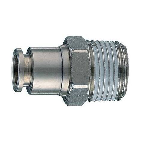 Raccordo  dritto  auto  filetto  maschio  ac  50/a  ani - Mm    8x1/4m