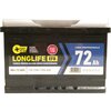 Batteria auto start stop modulo valore + - Ah  72 dx spunto 720a mm 275x175 h.mm 190