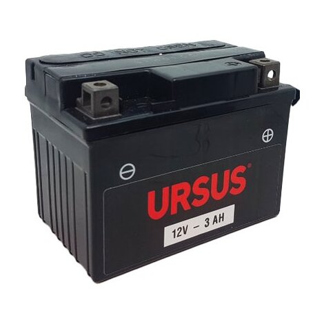 Batteria moto agm tx4l ursus - Ah 3 spunto 40a mm 114x71 h.mm 86