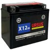 Batteria moto agm 7x12 ursus - Ah 10 spunto 150a mm 150x87 h.mm 130