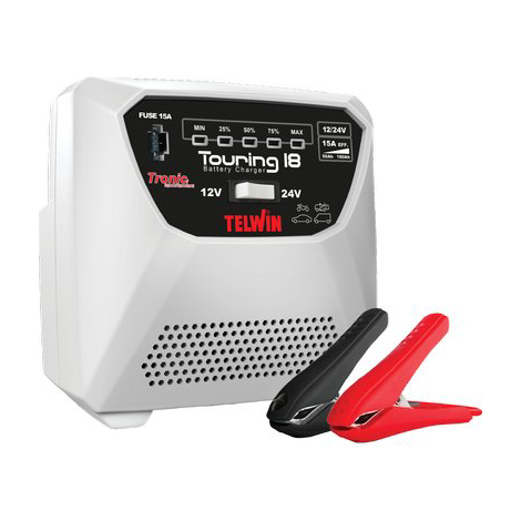 Caricabatteria touring 18 new telwin - Volt 12/24 ah 60-50/180-115