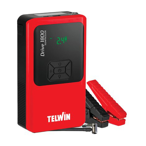 Avviatore multifunzione drive 1800 kompres telwin - Litio volt 12 ah 1800