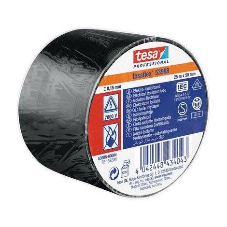 Nastro pvc isolante imq tesa - Nero mm 50 ml 25