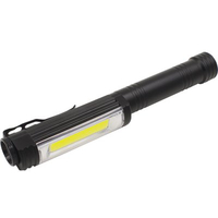 Torcia led nero calamito luce quadra - Lumen 350 3xstilo aa incluse + magnete